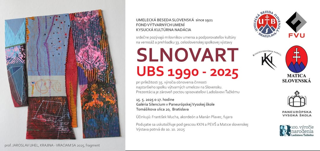 Vernissage à l'Université Paneuropéenne de Bratislava - 15 mai 2025